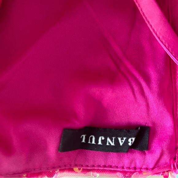 BANJUL PINK AND GOLD OMBRE SEQUIN DRESS Size Medium - Picture 6 of 9